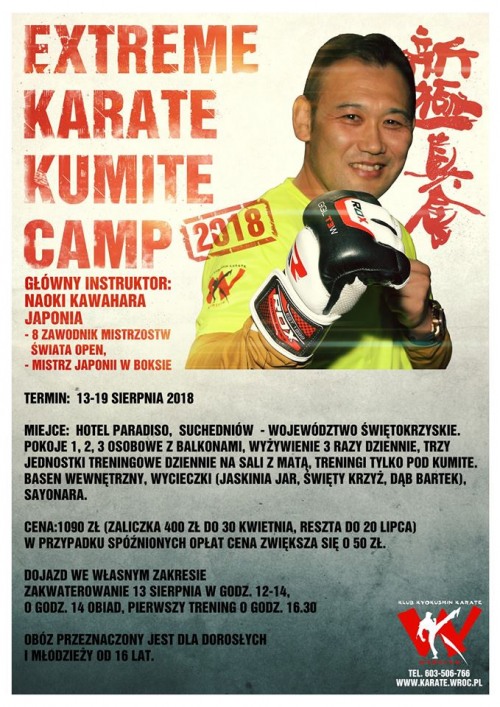 EXTREME KARATE KUMITE CAMP