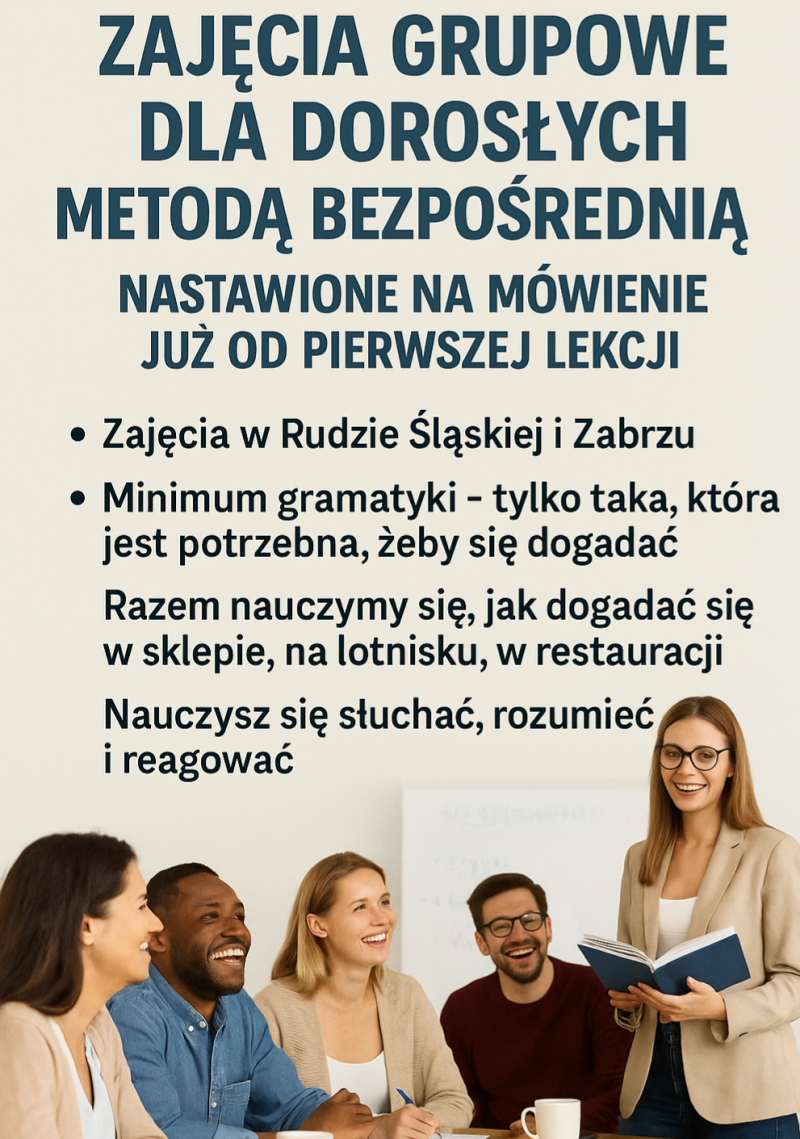 ZAPISY NA GRUPOWE ZAJĘCIA DLA DOROSŁYCH